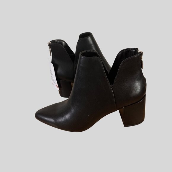 Aqua College Womens Ankle Fashion Boot Back Zipper Black Size 9M NWB - Picture 5 of 7